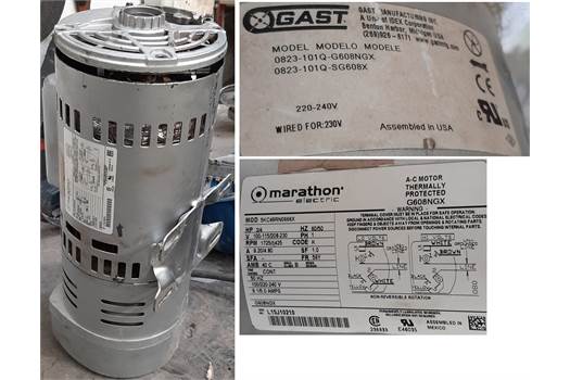 Gast 0823-101Q-G608NGX Vacuum Pump
